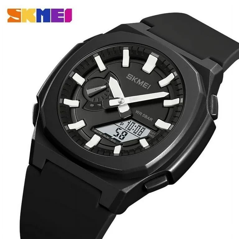 Skmei 2091 Black/White — Front